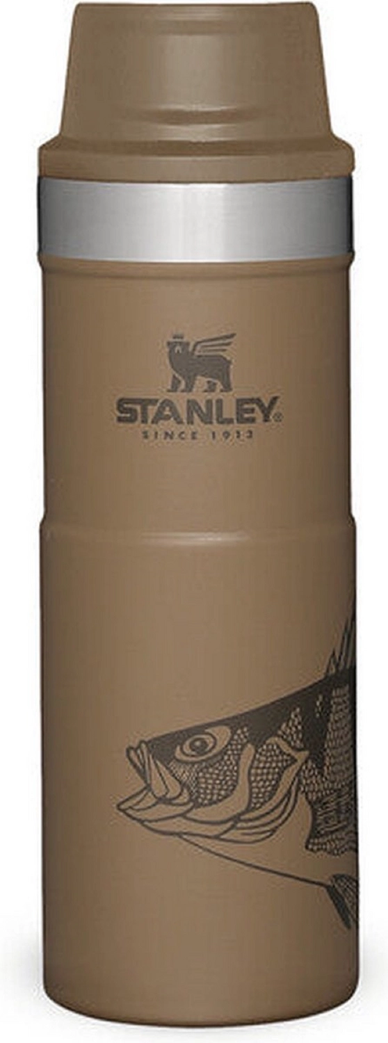 Thermosbeker Stanley The Trigger Action Travel Mug Tan Peter Perch 0,47L