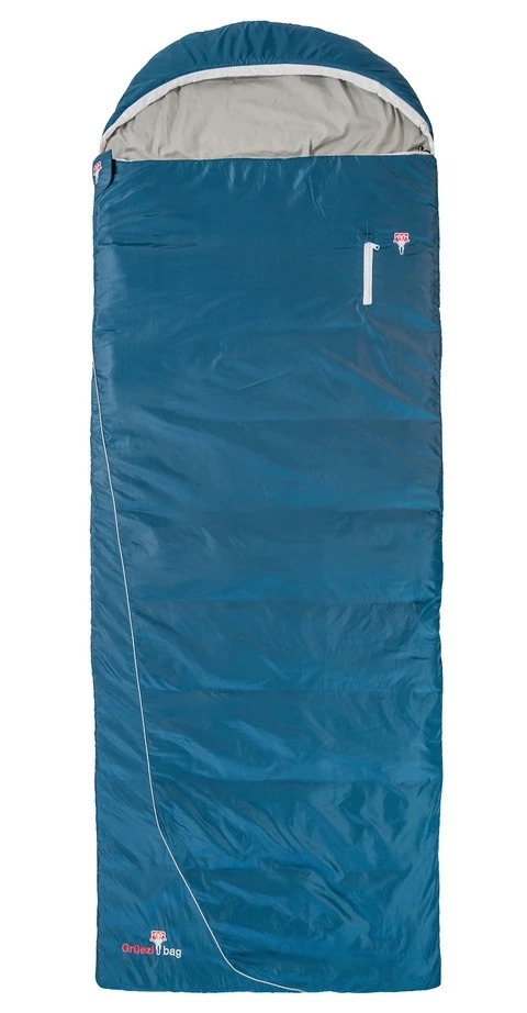 Slaapzak Gruezi Cloud Cotton Comfort Links Deep Cornflower Blue