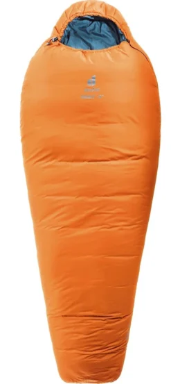 Slaapzak Deuter Orbit -5G SL Zip Right Mandarine Slate-Blue