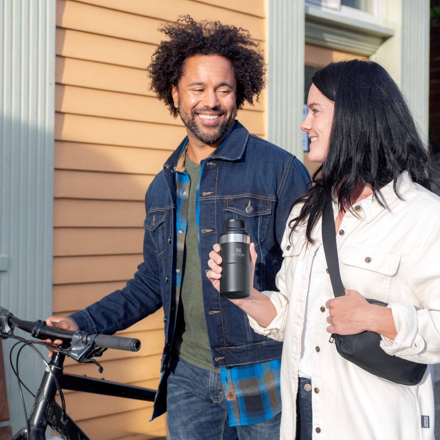 Thermosbeker Stanley The Trigger Action Travel Mug Matte Black 0,25L - Afbeelding 2