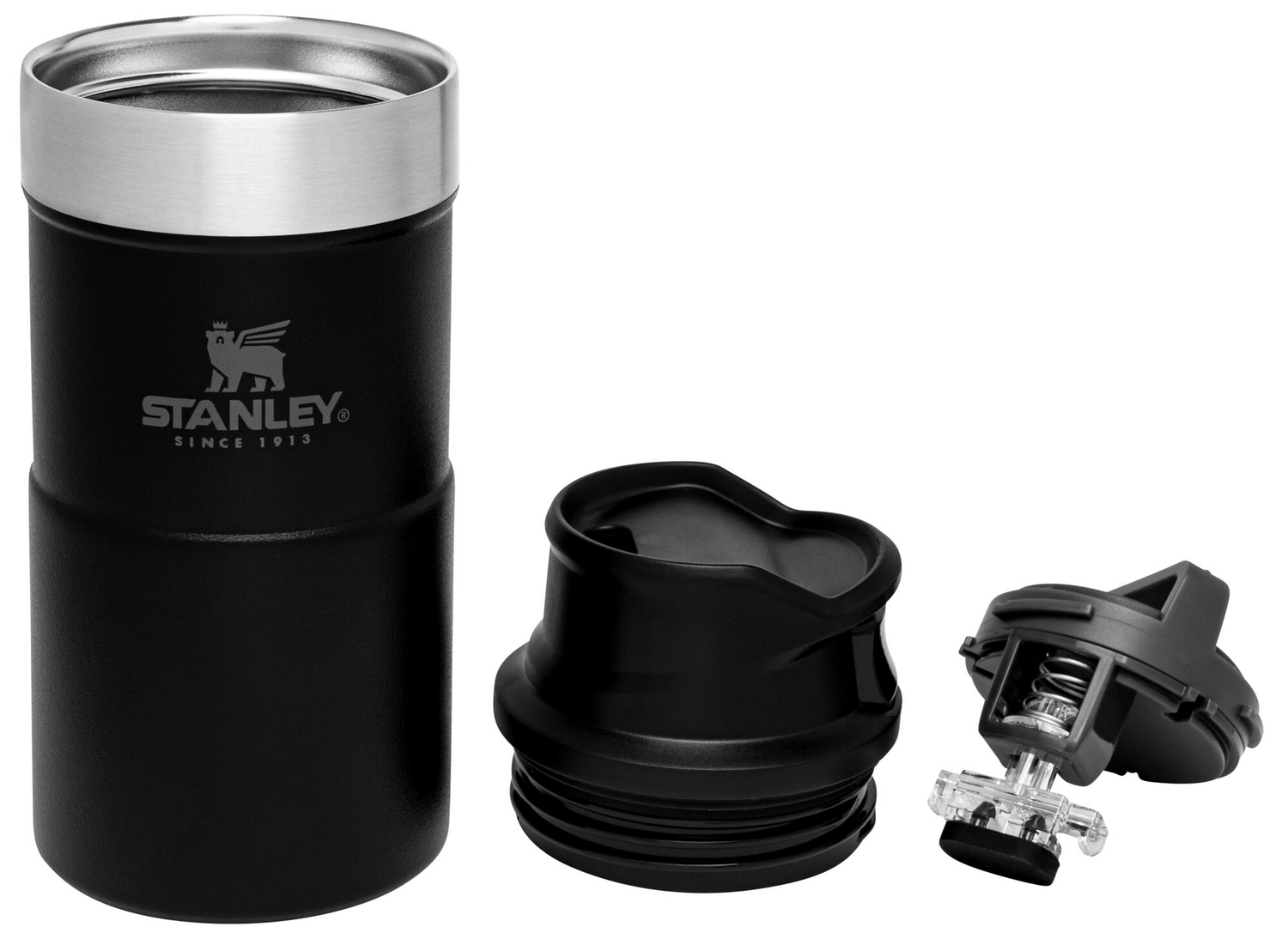 Thermosbeker Stanley The Trigger Action Travel Mug Matte Black 0,25L - Afbeelding 7