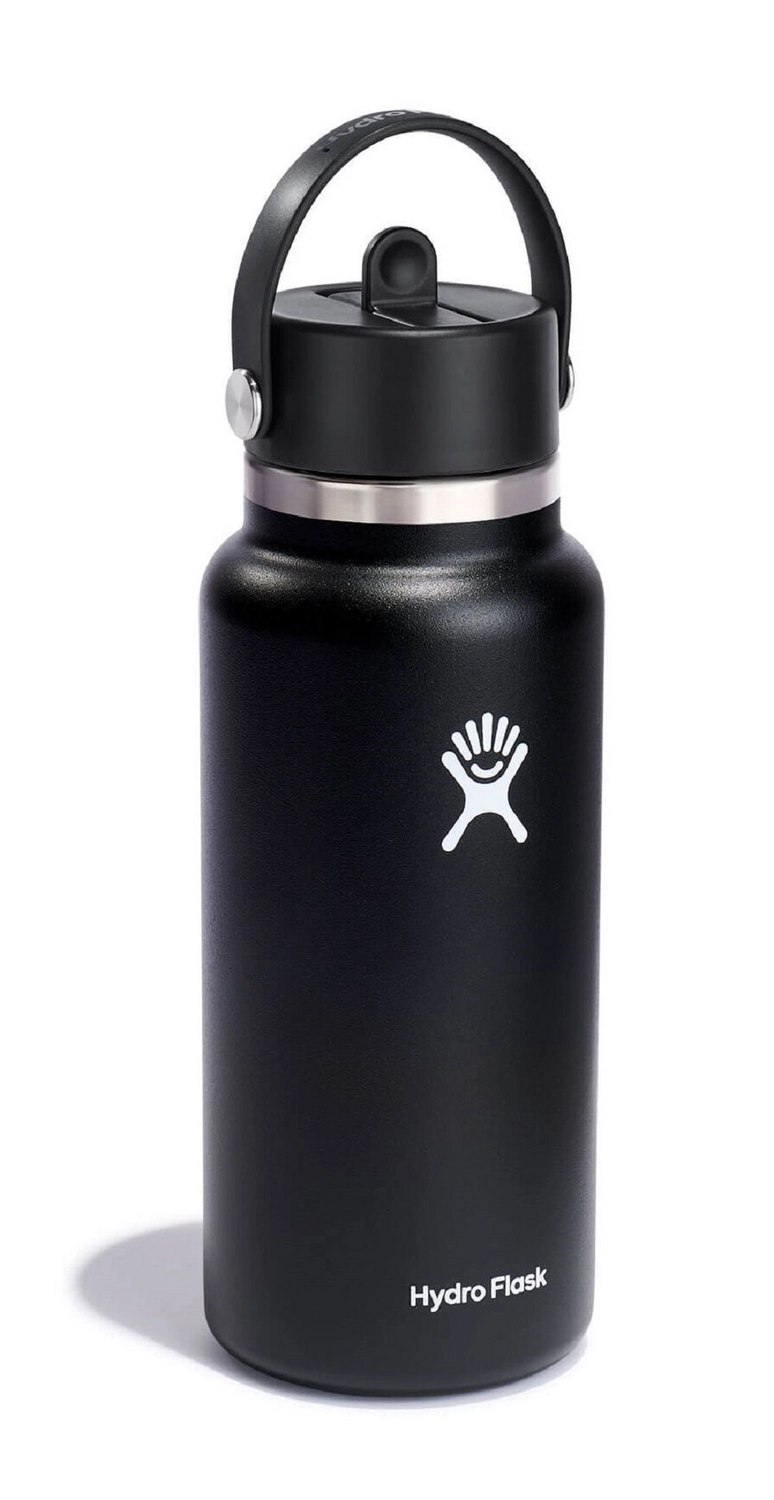 Thermosfles Hydro Flask Wide Mouth Flex Straw Cap Black 946 Ml - Afbeelding 3