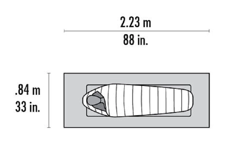 Tent MSR Thru-Hiker Mesh House 1 Rood - Afbeelding 4