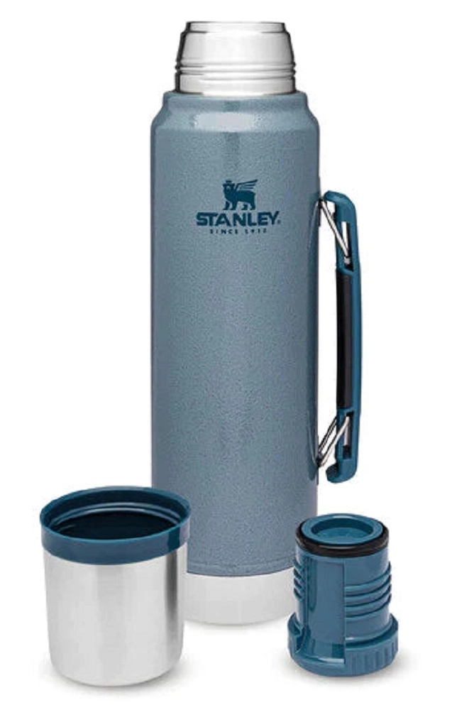 Thermosfles Stanley The Legendary Classic Bottle Hammertone Ice 1L - Afbeelding 4