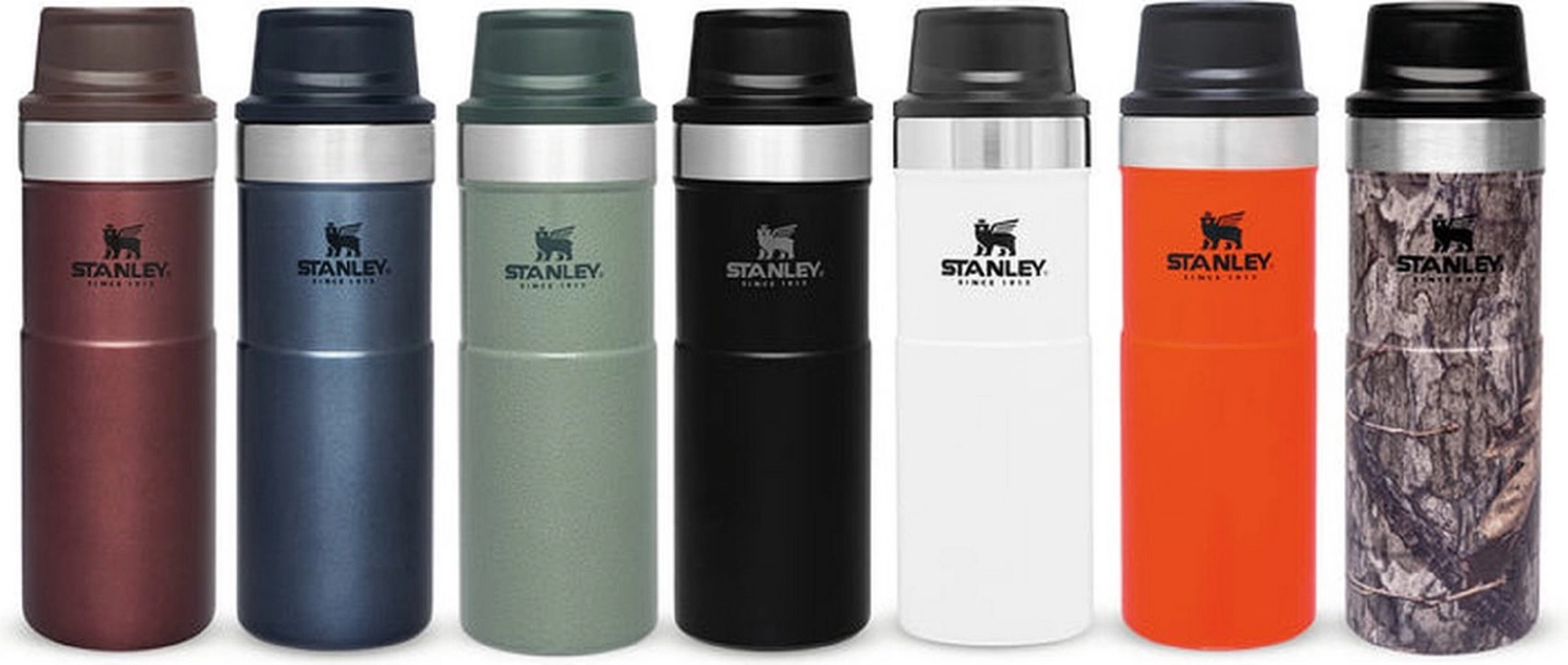 Thermosbeker Stanley The Trigger Action Travel Mug Tan Peter Perch 0,47L - Afbeelding 5