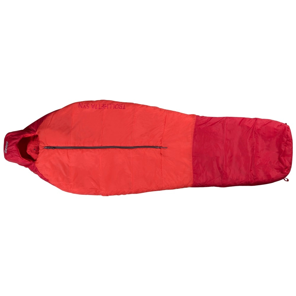Slaapzak Bergans Trollhetta Synt 800 Fire Red Red