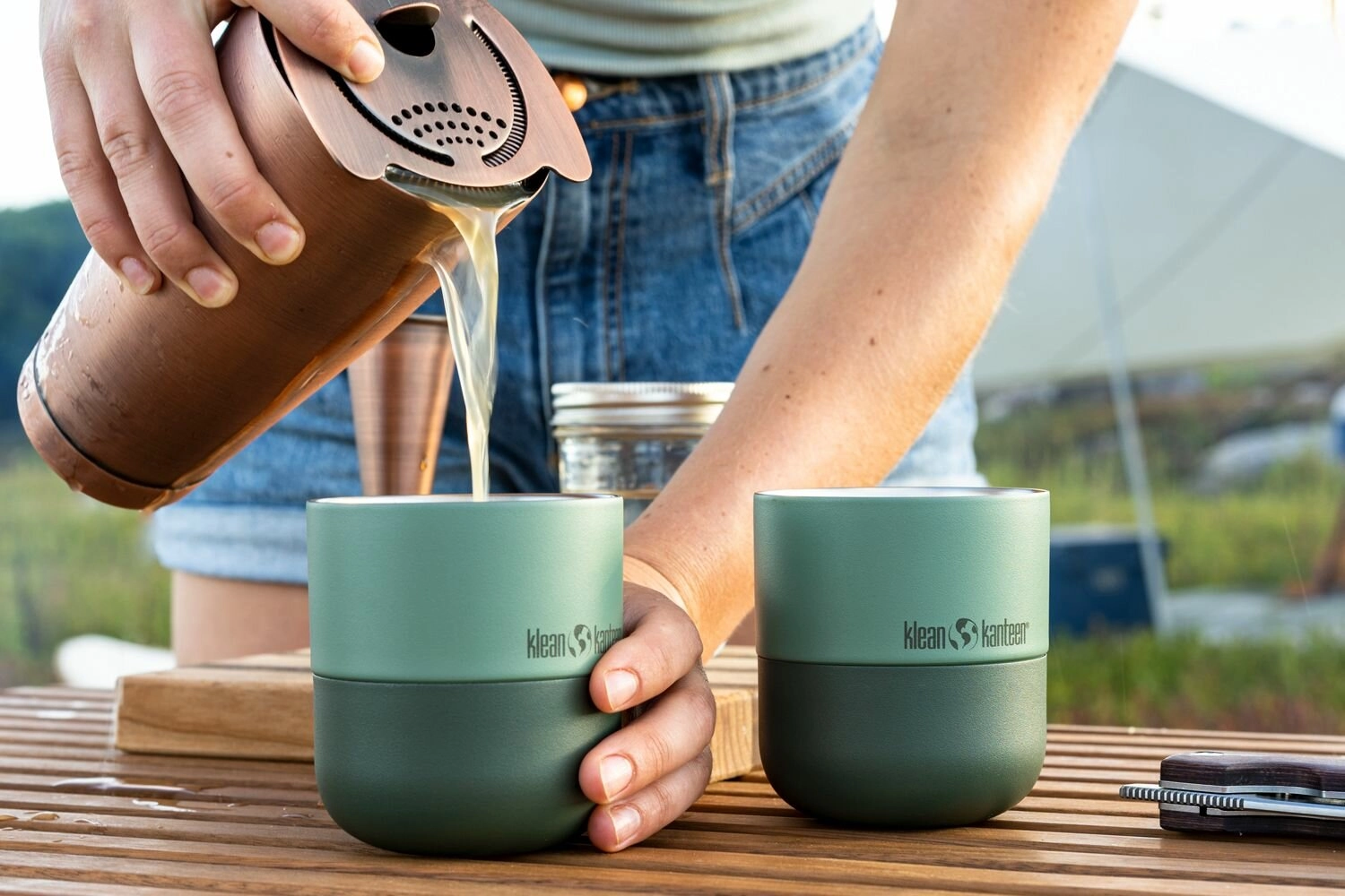 Thermosbeker Klean Kanteen Lowball Sea Spray 296 Ml - Afbeelding 6