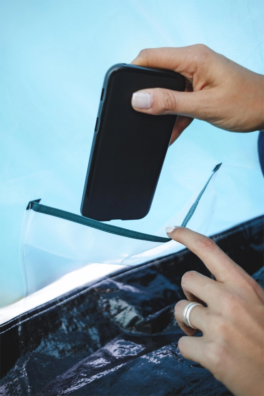 Tent Pavillo Family Dome X4 Voortent Blauw - Afbeelding 3