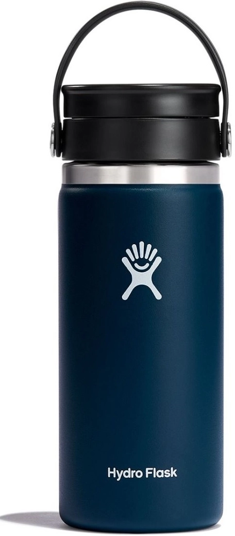 Thermosfles Hydro Flask Wide Mouth Flex Sip Lid Indigo 473 Ml