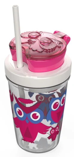 Drinkbeker Contigo Kids Met Snackbox Roze