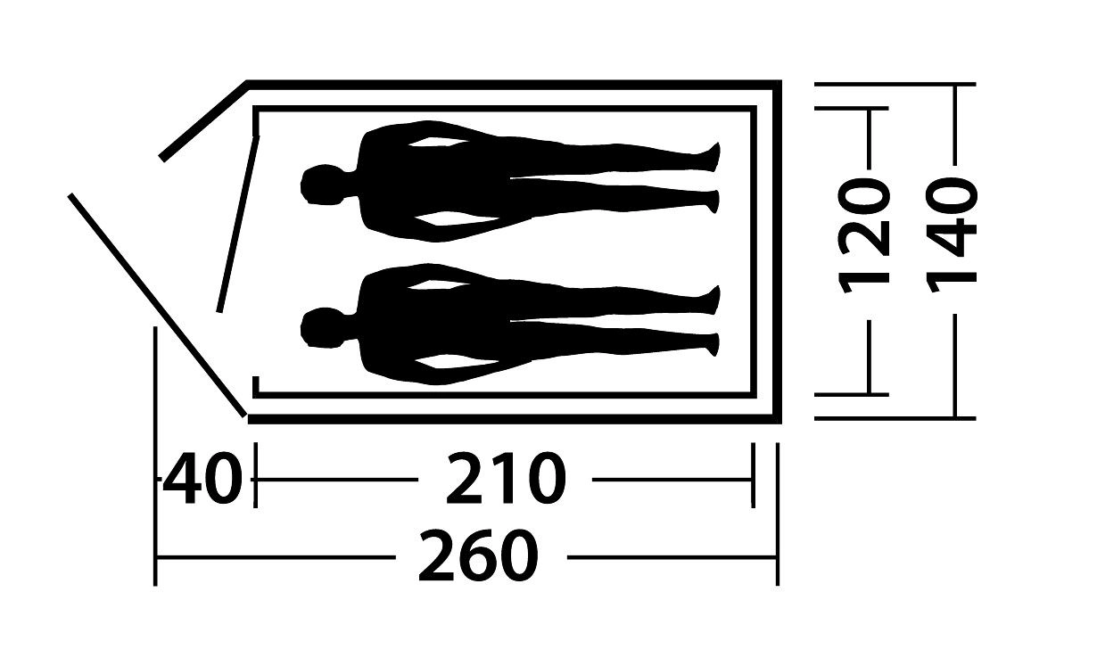 Tent Easy Camp Meteor 200 Oranje - Afbeelding 6