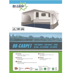 Tenttapijt Bo-Camp Blauw (2,5 X 3 M)