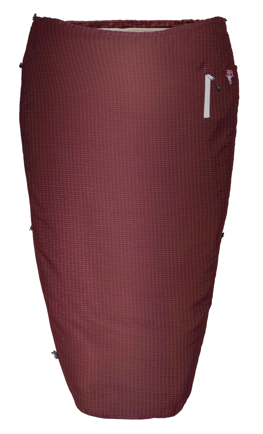 Slaapzak Grüezi Feater The Feet Heater Dark Red