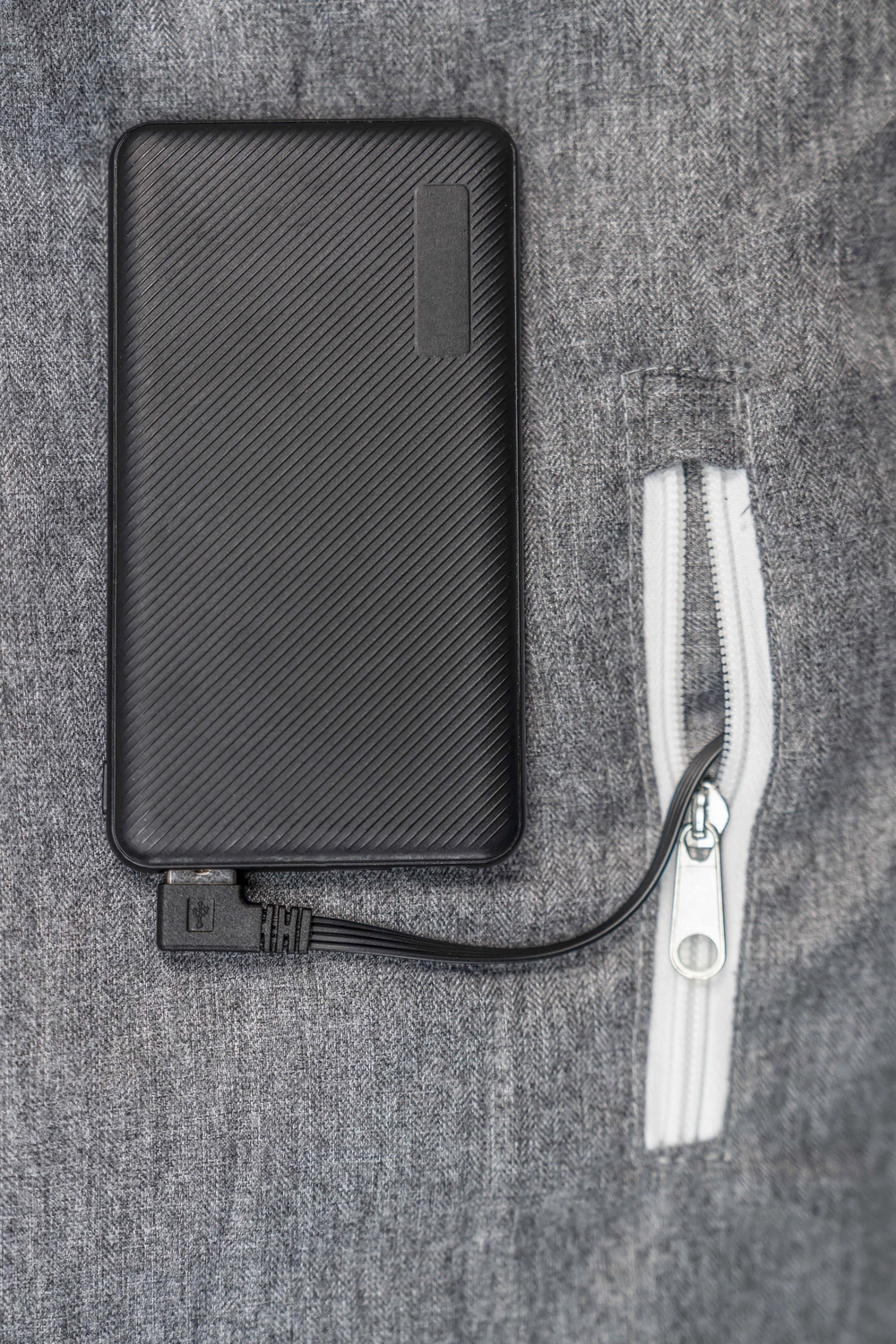 Slaapzak Grüezi Feater The Feet Heater Grey Melange - Afbeelding 2