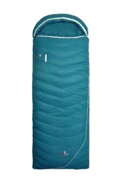 Slaapzak Grüezi Biopod DownWool Subzero Comfort Links Autumn Blue