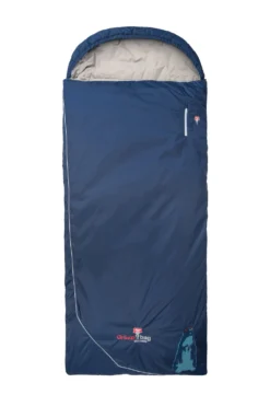 Slaapzak Grüezi Biopod Wolle Murmeltier Comfort XXL Links Night Blue