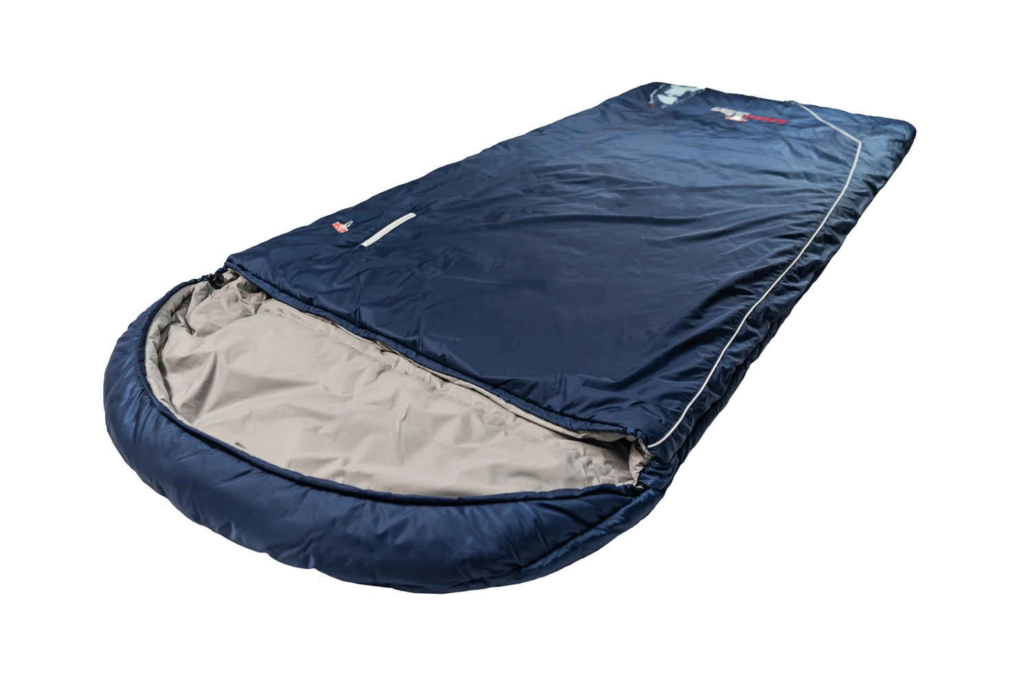 Slaapzak Grüezi Biopod Wolle Murmeltier Comfort XXL Rechts Night Blue - Afbeelding 2
