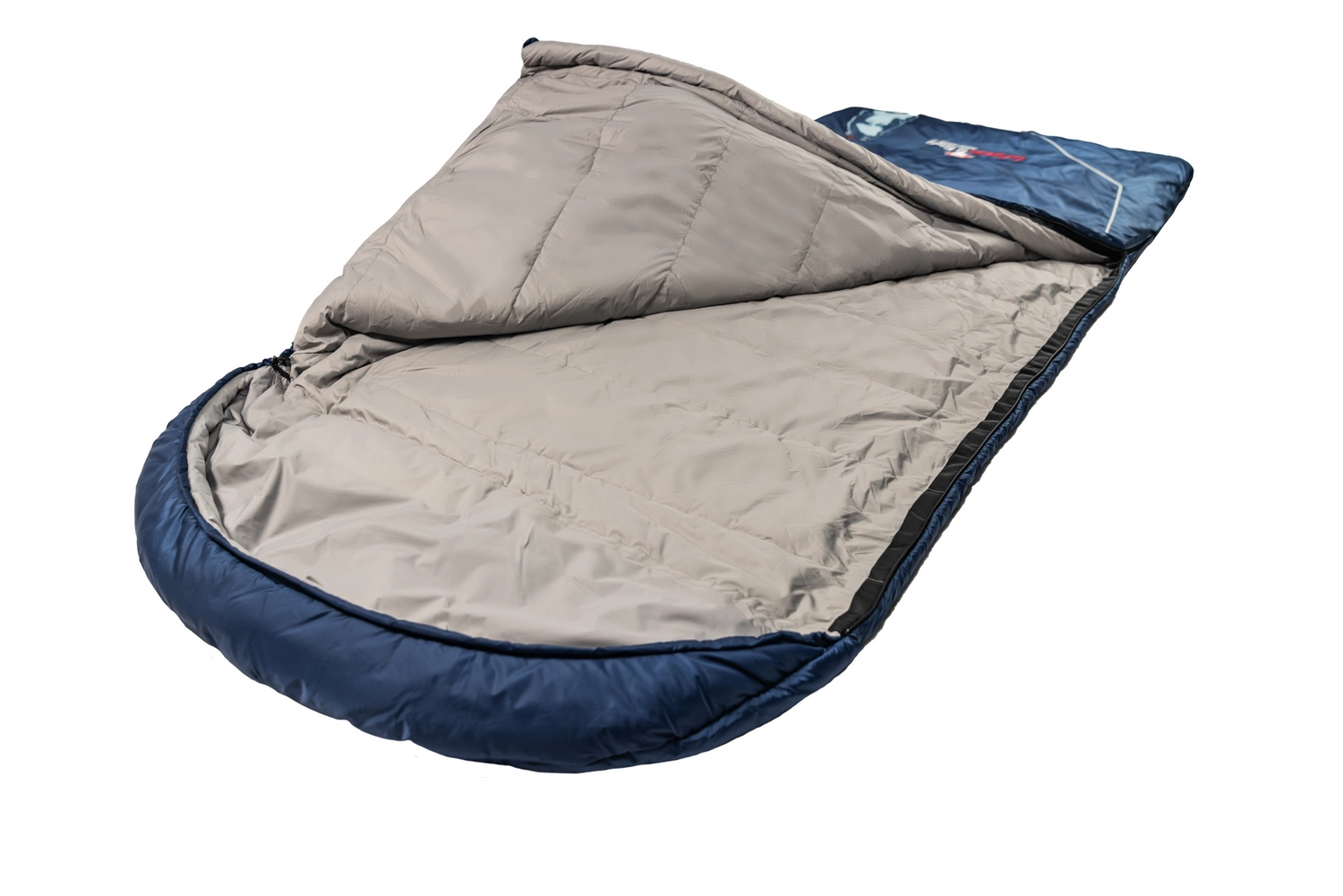 Slaapzak Grüezi Biopod Wolle Murmeltier Comfort XXL Rechts Night Blue - Afbeelding 3