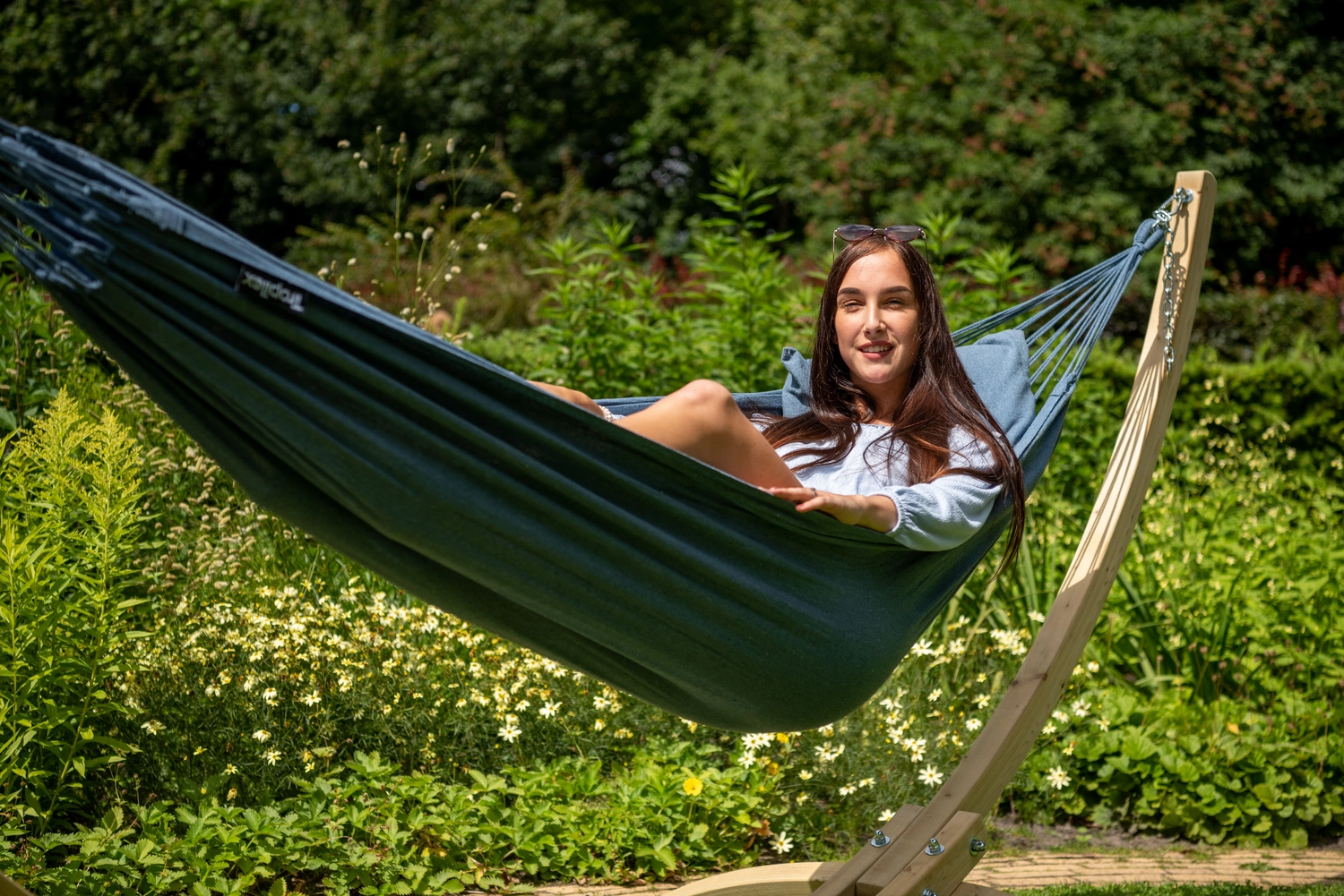 Hangmat Tropilex Single Plain Jeans - Afbeelding 6