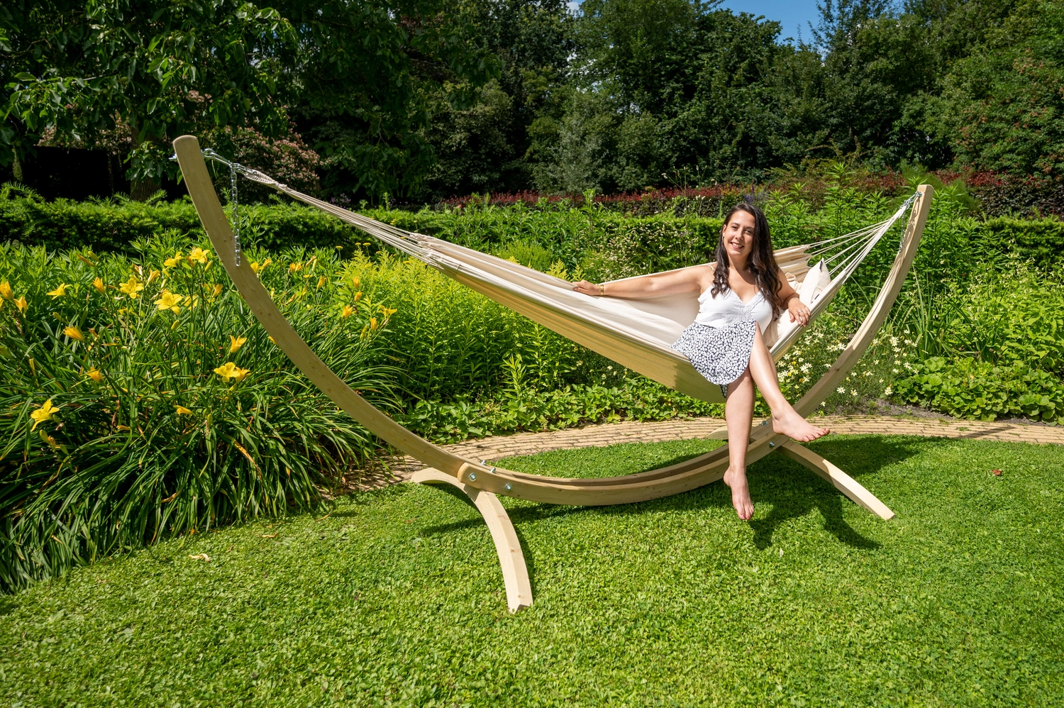 Hangmat Tropilex Single Plain Natura - Afbeelding 5